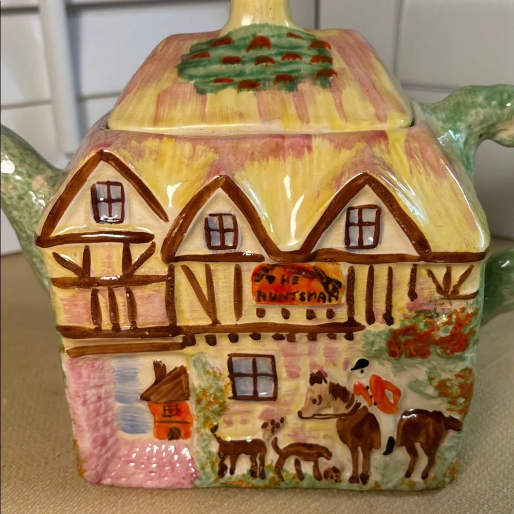 Vintage Antique Price Kensington England The Huntsman Tea Pot - Picture 2 of 14